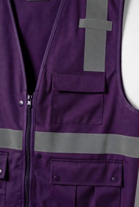 Gilet de sécurité de travail multi-poches pour hommes, réglable, haute visibilité, gilet de sécurité pour la construction - Product Image 6