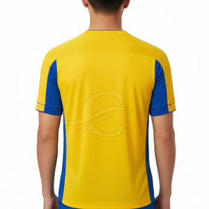 Ensemble maillot et short de football respirant, nouveau style, haute qualité, 100% polyester, couleurs et designs personnalisables - Product Image 2