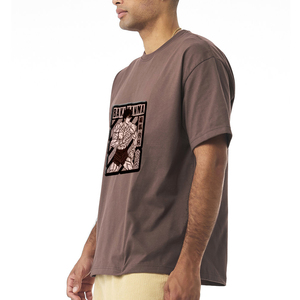 Camiseta de Manga Corta para Hombre <span class=keywords><strong>Baki</strong></span> <span class=keywords><strong>Hanma</strong></span> con Estampado Puff, Cuello Redondo, Corte Holgado Informal, Tejido de Algodón, Logotipo Frontal, Talla Grande, Jersey de 280g - Product Image 3