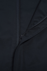 Logo personalizzato cucina <span class=keywords><strong>cuoco</strong></span> ristorante traspirante Workwear nero con cerniera a maniche lunghe <span class=keywords><strong>giacca</strong></span> da <span class=keywords><strong>cuoco</strong></span> per le donne e gli uomini - Product Image 5