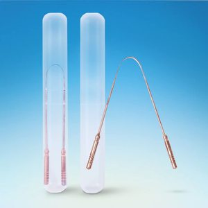Durable Copper Tongue Scraper with Smooth Finish for Gentle and Effective Tongue Cleaning from Indian Supplier for Bulk Export - Product Image 6