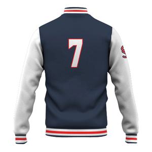 Chaqueta de lana de invierno de alta calidad para exteriores bordado personalizado Letterman de talla grande - Product Image 4