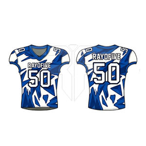 Uniforme de Fútbol Americano Personalizado para Adultos, Pantalones Cortos de Alta Calidad, 100% Poliéster, Secado Rápido, Transpirable, Incluye Guantes y Casco - Product Image 1