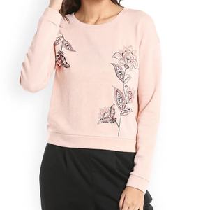 Sweats de couleur unie pour femmes séchage rapide respirant impression manches longues vente chaude vêtements décontractés prix de gros sweats - Product Image 1