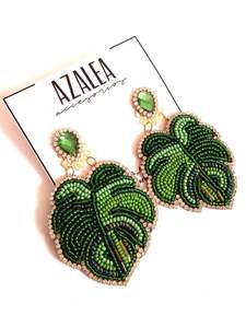 Colección Verano 2026: Pendientes de Aro de Lujo Ligero con Bordado Artesanal y Cuentas, Ideales para Bodas y Eventos Festivos - Product Image 5