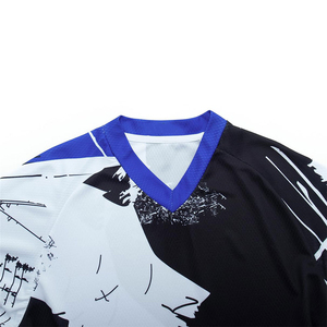 Maillot de motocross vierge pour jeunes, personnalisable par sublimation, respirant, à manches longues, pour moto et VTT - Product Image 3