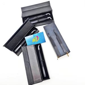 Pince à épiler double pour cils, couleur personnalisée, durable, de précision, antistatique, en acier inoxydable, pointes diamantées, multi-usages, logo personnalisé - Product Image 6