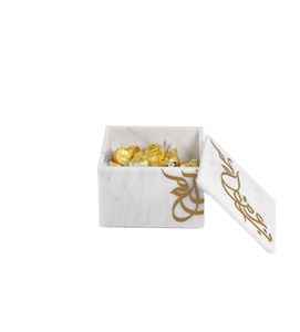 Boîte d'organisation de bijoux en résine avec étui décoratif de rangement rustique fait à la main cadeau en bois polyvalent boîtes de rangement de vente chaude - Product Image 2