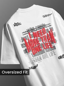 เสื้อยืดโอเวอร์ไซส์ผู้ชายสุดเทรนดี้ ลายโลโก้พิมพ์นูน ดีไซน์พัฟพริ้นท์ ผ้าคอตตอนผสมเนื้อหนา สไตล์สตรีทแวร์แนวอเมริกัน - Product Image 1