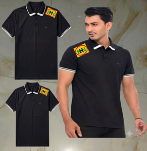เสื้อเชิ้ตแขนสั้นผู้ชายลายจุด ผ้าฝ้ายอ๊อกซ์ฟอร์ด ระบายอากาศได้ดี ไม่เป็นขุย แห้งเร็ว มีโลโก้ด้านหน้า - Product Image 5