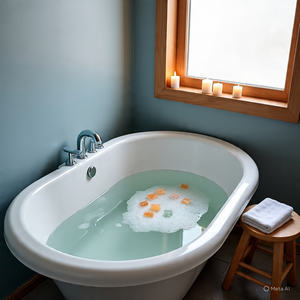 Cristaux de sel de bain détoxifiants à la lavande de l'Himalaya, sculptés dans la pierre, à l'essence pure, écologiques, design moderne, arôme apaisant, Fête des Mères - Product Image 1