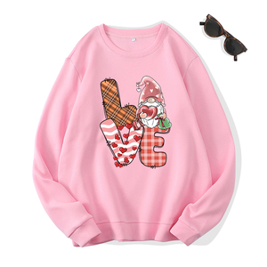 Women's Autumn Winter New Waterproof Animal Print Knitted Anti-Pilling Pullover Crewneck Contrast Color Loose Sweat Long - Product Image 5