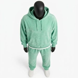 Conjunto Deportivo Informal de Invierno para Correr y Entrenar, Hecho en Fábrica, 100% Algodón, para Hombre - Product Image 3