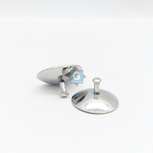 Écran oculaire chirurgical rond en acier inoxydable, réutilisable, instrument orthopédique manuel, certifié CE Classe I - Product Image 4