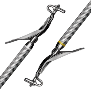Juego de Portamalámadas de Doble Extremo, Manual, Grande/Mediano, 2.5mm/2mm, Acero Inoxidable, Instrumento Dental Restaurador, Kit Profesional - Product Image 6