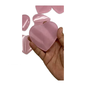 หินอัญมณีควอตซ์รูปหัวใจขัดเงาเพื่อการรักษาทางจิตวิญญาณและฮวงจุ้ยในราคาถูกสำหรับเทศกาลคริสต์มาส - Product Image 3