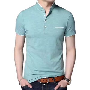 T-shirt de golf en modal tricoté anti-rides de haute qualité à manches courtes, toucher doux, logo personnalisé, design premium, impression jersey - Product Image 3