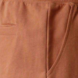 Shorts cargo amples respirants d'été pour hommes, couleur unie, taille mi-haute, ourlet élastique, non-tissé, écologique, avec cordon de serrage et logo personnalisé - Product Image 2