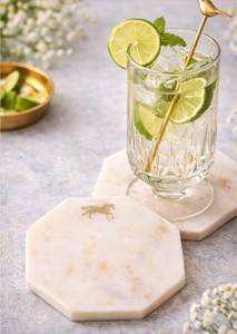 Marble <b>Table</b> <b>Coasters</b> Elegant <b>Table</b> Decoration & Accessories - Product Image 4