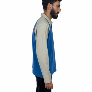 Camisetas de rugby de algodón a rayas al por mayor con logotipo bordado personalizado, camisetas polo de manga larga para hombre - Product Image 3