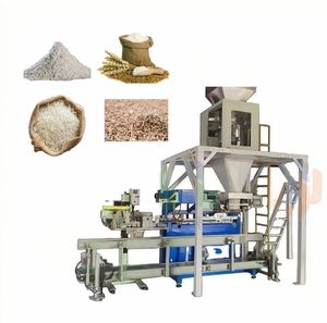 Machine de couture et d'emballage automatique de sacs TBM-A01 à commande PLC pour riz, céréales et matériaux granulaires en vrac - Groupe TMJ - Product Image 1