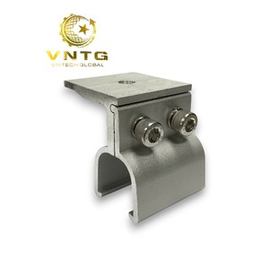 เวียดนาม VNTECH GLOBAL อุปกรณ์เสริมสำหรับติดตั้งแผงโซลาร์เซลล์คลิปล็อกอลูมิเนียม AL6005-T6ตัวยึดหลังคาโลหะ - Product Image 1