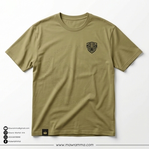 T-shirt à manches courtes pour homme MAWRA, col rond, coupe classique, jersey de coton respirant, vêtement décontracté avec impression de logo - Product Image 3
