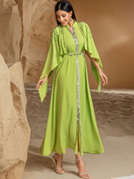 Robe musulmane AN12350 pour femmes, Abaya, robe à diamants, robe arabe pour femmes, Abayas du Ramadan, Caftan, Kaftan, robe de soirée élégante