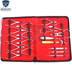 Kit de Instrumentos Dentales de Ortodoncia de Alta Calidad, Herramientas de Ajuste de Brackets de Acero Inoxidable, Juego Completo de Instrumentos de Ortodoncia - Product Image 5