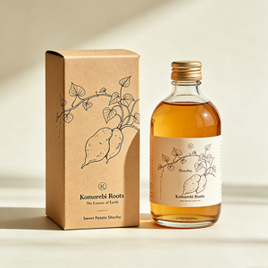 Boîte cadeau professionnelle personnalisée avec logo, en papier plié, pour l'emballage authentique du shochu japonais à la patate douce (Imo) - Product Image 2