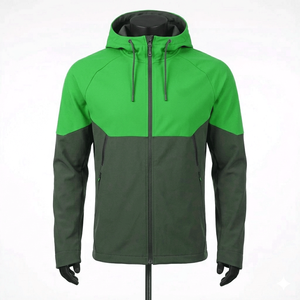 High Quality Wholesale Men's Lightweight Softshell <b>Jacket</b> Windbreaker Waterproof Warm <b>Fleece</b> <b>Lined</b> Soft Shell for Outdoor Hiking - Product Image 1