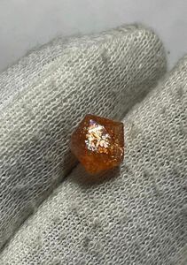 Pierre précieuse naturelle en vrac, Pierre de soleil, multi-cristaux, orange, taille fantaisie, pour la fabrication de bijoux - Product Image 3
