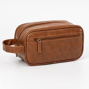 Pochette de voyage portable de luxe en PVC avec fermeture éclair pour homme, personnalisable, écologique, pour cosmétiques, collection 2026-27 - Product Image 1