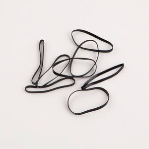 Élastiques à cheveux TIETYP, bandeaux en caoutchouc élastique, couleur unie, minimaliste, moderne, usage quotidien, pour femmes, emballage en carton, fabriqué en Corée - Product Image 5