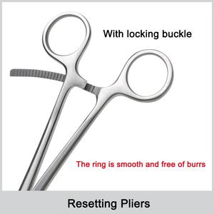 Pinzas Ortopédicas Veterinarias de Reducción con Cabezas Esféricas de Acero Inoxidable, Instrumento Quirúrgico Manual Reutilizable para Uso Clínico - Product Image 4