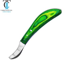 Farrier Hoof Knife Stainless Steel Double <b>Edge</b> Horse Hoof Trimming <b>Tool</b> Export Quality Farrier Equipment - Product Image 3