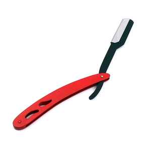 Top Selling Professional Barber Straight <b>Razor</b> Stainless Steel Anti-Rust Plastic Handle A+ Grade Quality Grooming Tool for Men - Product Image 4
