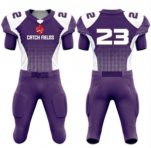 Uniforme de Fútbol Americano Personalizado, Ropa Urbana de Diseño Único, Conjunto de 2 Piezas, el Mejor Estilo y Comodidad para el Uso Diario en Entrenamientos - Product Image 1