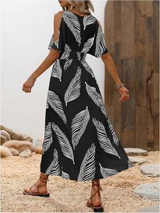 Vestido de Playa para Mujer, Estilo Hawaiano, Maxi Vestido Tropical con Hombros Descubiertos, Ropa para Crucero, Verano 2026 - Product Image 2