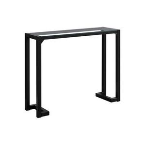 Mesa Consola de Metal Refinado con Tapa de Cristal, Mueble Decorativo para un Estilo de Entrada de Lujo - Product Image 3