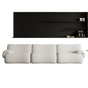 Sofá de tela enrollable de estilo italiano ZMAX, espuma de alta densidad y diseño resistente a la presión, muebles compactos para dormitorios y hoteles - Product Image 6