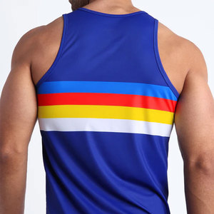 Débardeur imprimé pour homme à séchage rapide, sans manches, avec motif personnalisé, pour l'été, décontracté, vêtement de fitness, plusieurs tailles, vente en gros OEM - Product Image 5