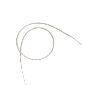 สร้อยคอไข่มุกน้ำจืดทรงเกือบกลมสีทองบดละเอียด ขนาด 3-4 มม. ปี 2025  ทอง 14k ความยาว 40+5 ซม. ดีไซน์หรูหรา - Product Image 5