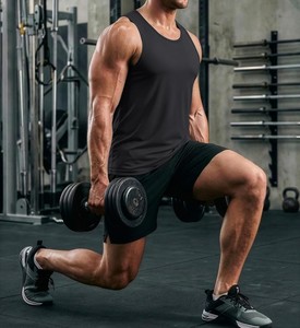<b>Men</b>’s Sleeveless Athletic Tank Top Soft Cotton Workout <b>Vest</b> Breathable <b>Gym</b> Training Shirt Lightweight Sports Apparel Casual Wear - Product Image 3