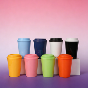 Taza de Viaje Ecológica de 350 ml, Libre de BPA, con Tapa de Rosca, Diseño Minimalista para Oficina y Viajes - Product Image 2