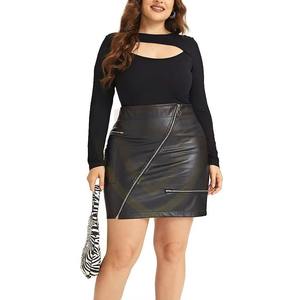 Jupe en cuir véritable pour femme, qualité supérieure, design 2026, respirante, antistatique, décontractée et confortable - Product Image 5