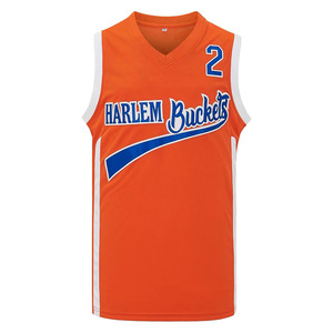 Camiseta de Baloncesto para Hombre # 2 ropa de fiesta de hip-hop de color naranja Uncle, tallas S-3XL - Product Image 1