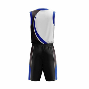 Tenues de basketball personnalisées, ensemble de maillots de basketball, tissu en mesh respirant, uniforme d'équipe avec impression de numéros - Product Image 2