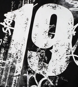 Sweat-shirt à capuche noir surdimensionné le plus vendu avec imprimé graffiti blanc – Streetwear homme en coton French Terry pour l'automne - Product Image 2