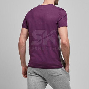 Camiseta de hombre 100% algodón, estampada, de corte holgado, manga corta, precio bajo, transpirable y ligera. - Product Image 4